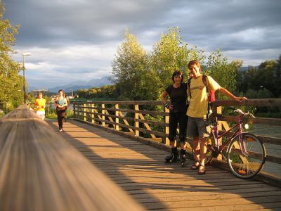 people exercising