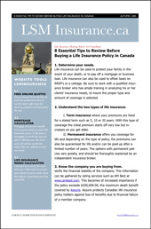 8 Essential Tips to Buying Life Insurance in Canada