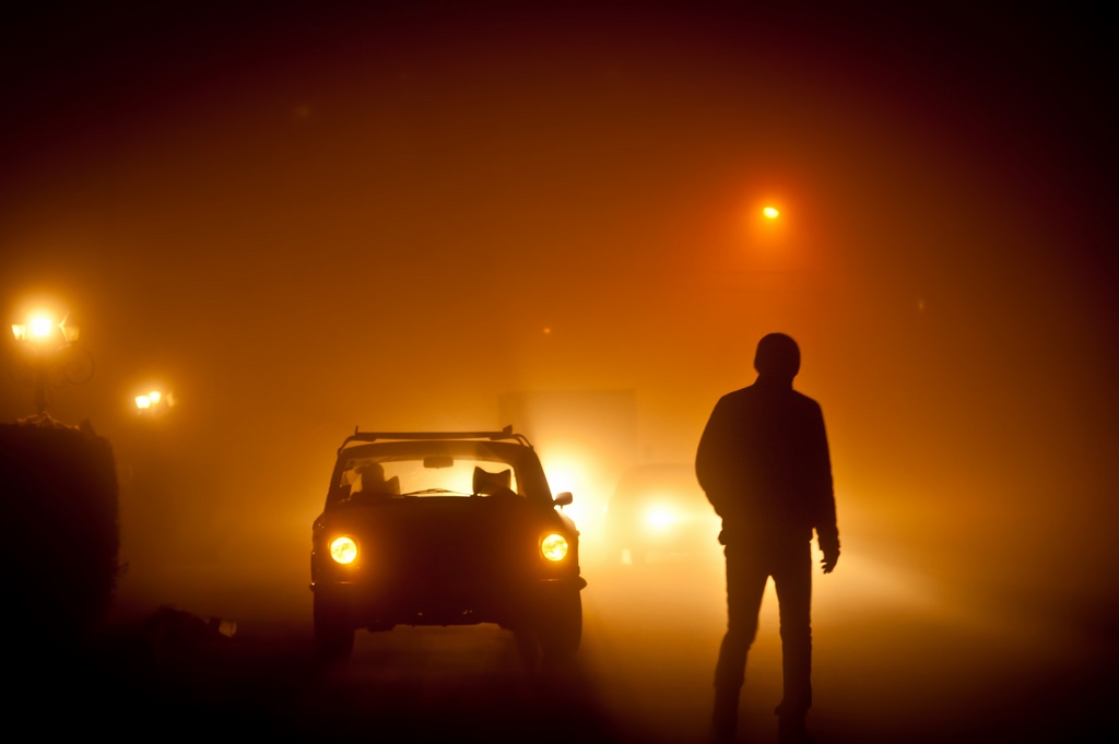 car-and-man-in-fog