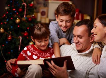 family-reading-a-book